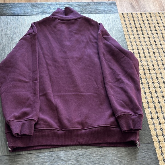 ICozy Karma 1/2 Zip Sweatshirt Plum NWOT Size Medium - Picture 8 of 11